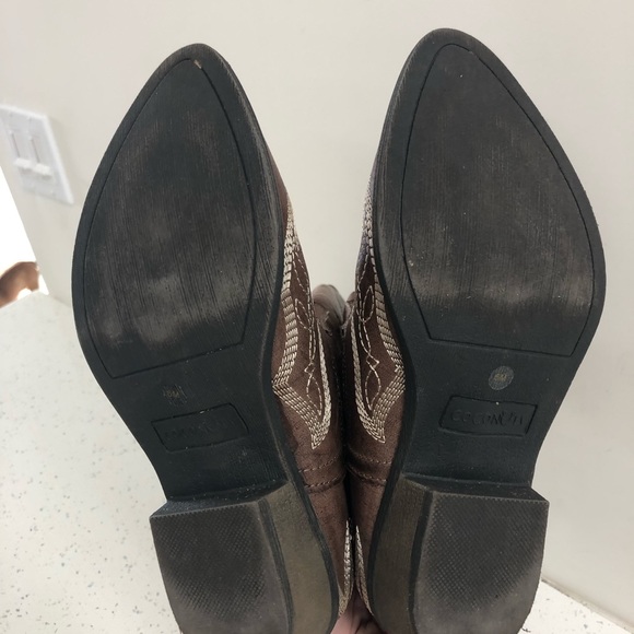 Coconuts by Matisse lone star brown cowboy boots womens size 6 - Picture 8 of 9